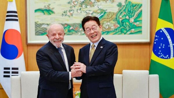 Brasil e Coreia do Sul ampliam parceria com novos acordos bilaterais - Sputnik Brasil