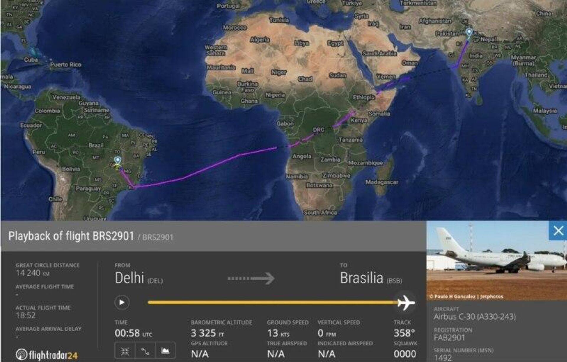 KC-30 da FAB realiza missão intercontinental histórica: por que isso é importante? - Sputnik Brasil, 1920, 23.02.2026