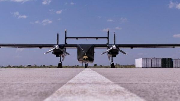 O avião de transporte não tripulado Tianma-1000, desenvolvido na China, concluiu com sucesso seu voo inaugural no domingo, 11 de janeiro 2026 - Sputnik Brasil