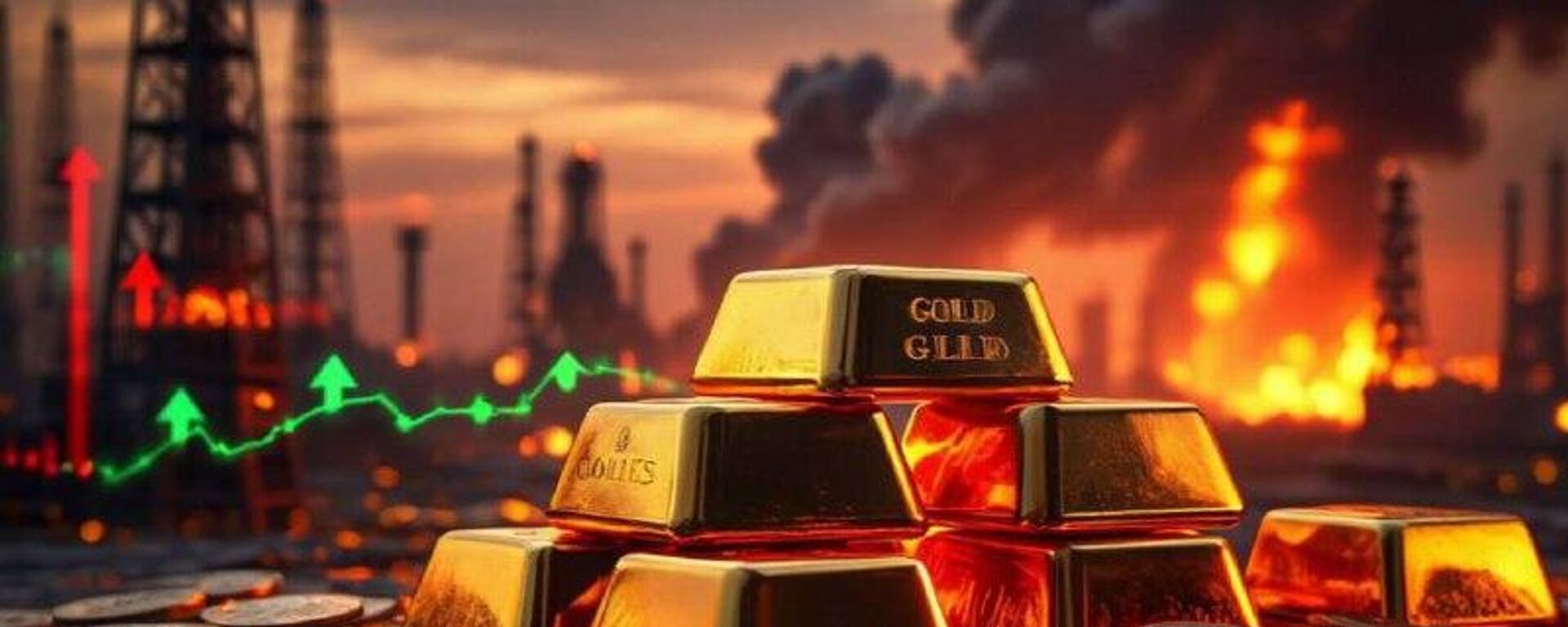 Como a escalada no Oriente Médio está impactando os mercados de metais preciosos e energia? - Sputnik Brasil, 1920, 02.03.2026