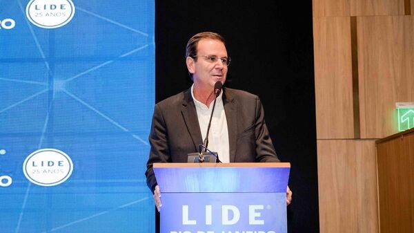 Prefeito do Rio de Janeiro, Eduardo Paes, em evento do Lide. - Sputnik Brasil