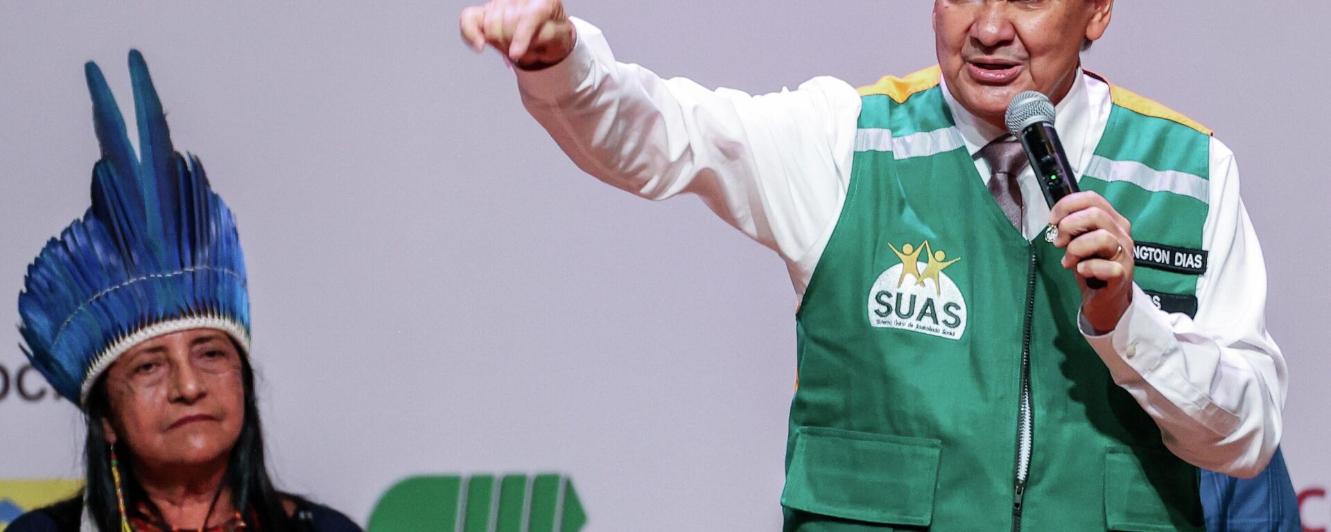 O ministro do Desenvolvimento Social, Wellington Dias,  participa da 14ª Conferência Nacional de Assistência Social - Sputnik Brasil, 1920, 11.03.2026