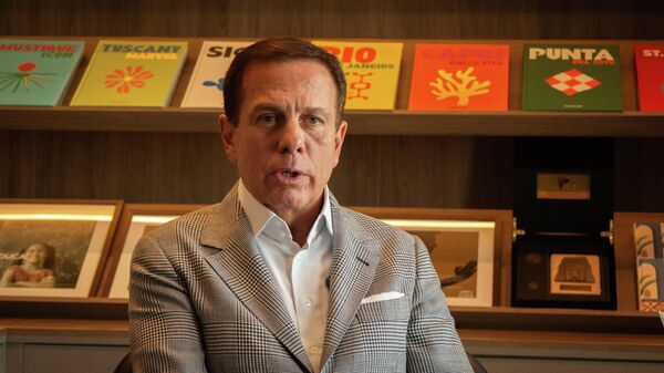 João Doria, empresário e ex-governador de São Paulo, em entrevista à Sputnik Brasil - Sputnik Brasil