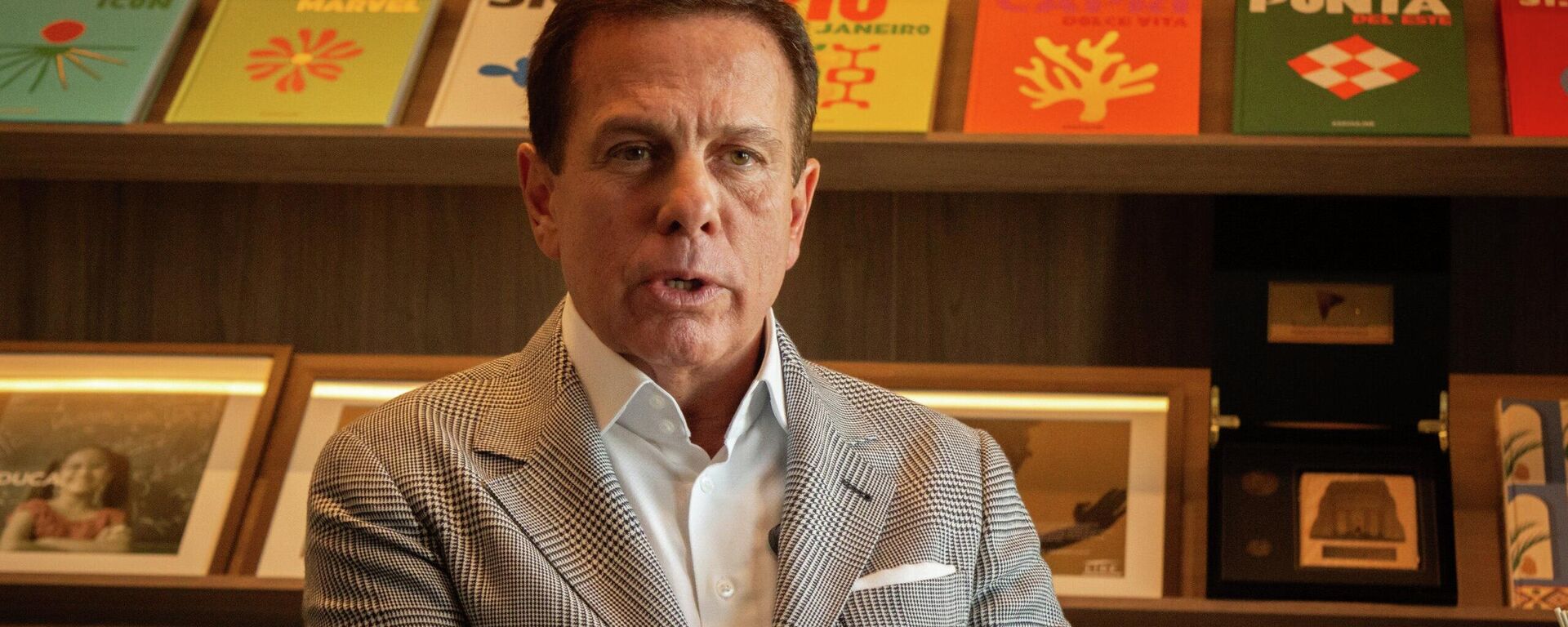 João Doria, empresário e ex-governador de São Paulo, em entrevista à Sputnik Brasil - Sputnik Brasil, 1920, 18.03.2026