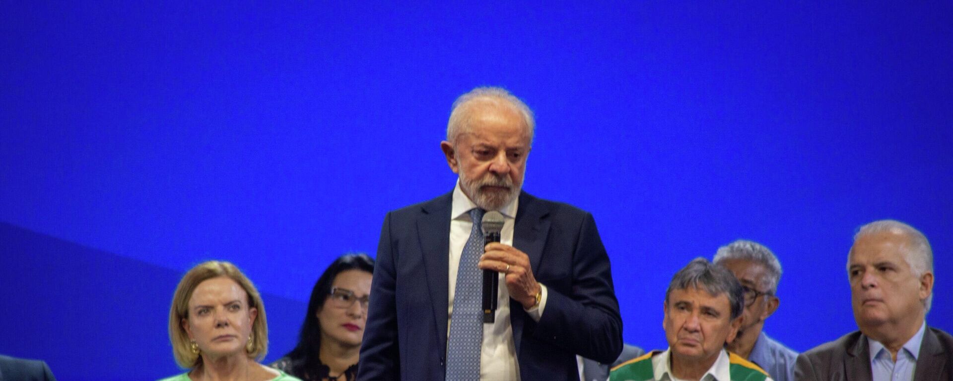 Presidente Luiz Inácio Lula da Silva (PT), durante evento em São Paulo, fala sobre as instabilidades globais, em 19 de março de 2026 - Sputnik Brasil, 1920, 19.03.2026