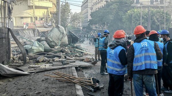 A aviação de combate israelense realizou um ataque contra um prédio residencial no centro de Beirute, no bairro de Bashoura. - Sputnik Brasil