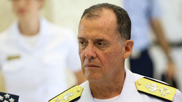 Almirante Ilques Barbosa Junior, comandante da Marinha do Brasil entre 2019 e 2021 - Sputnik Brasil