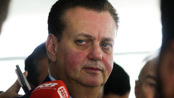 Presidente nacional do PSD, Gilberto Kassab após encontro em Brasília (DF), em 4 de abril de 2019 - Sputnik Brasil