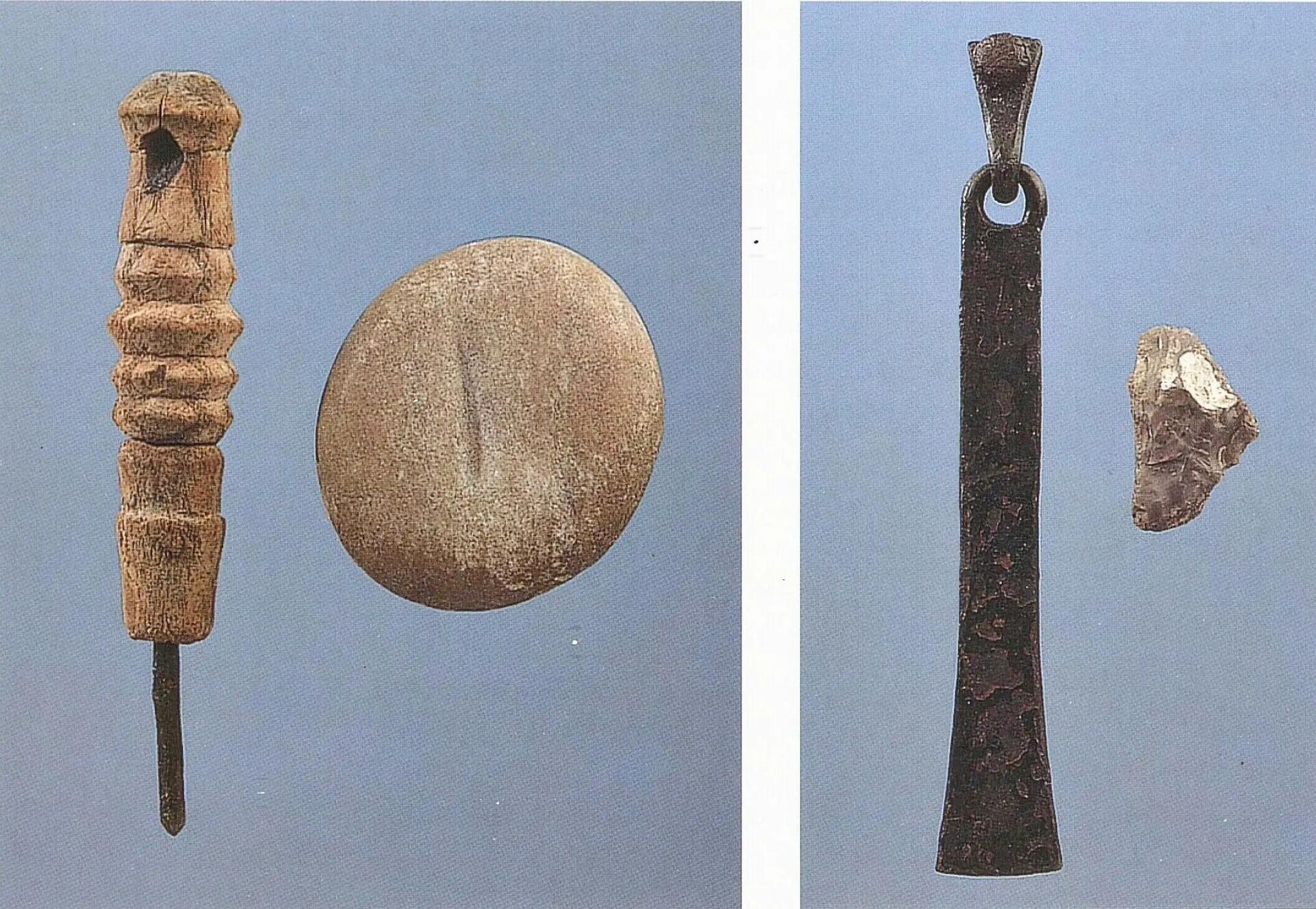 Dispositivos para fazer fogo encontrados no pântano de Illerup Odal, na Dinamarca - Sputnik Brasil, 1920, 27.03.2026