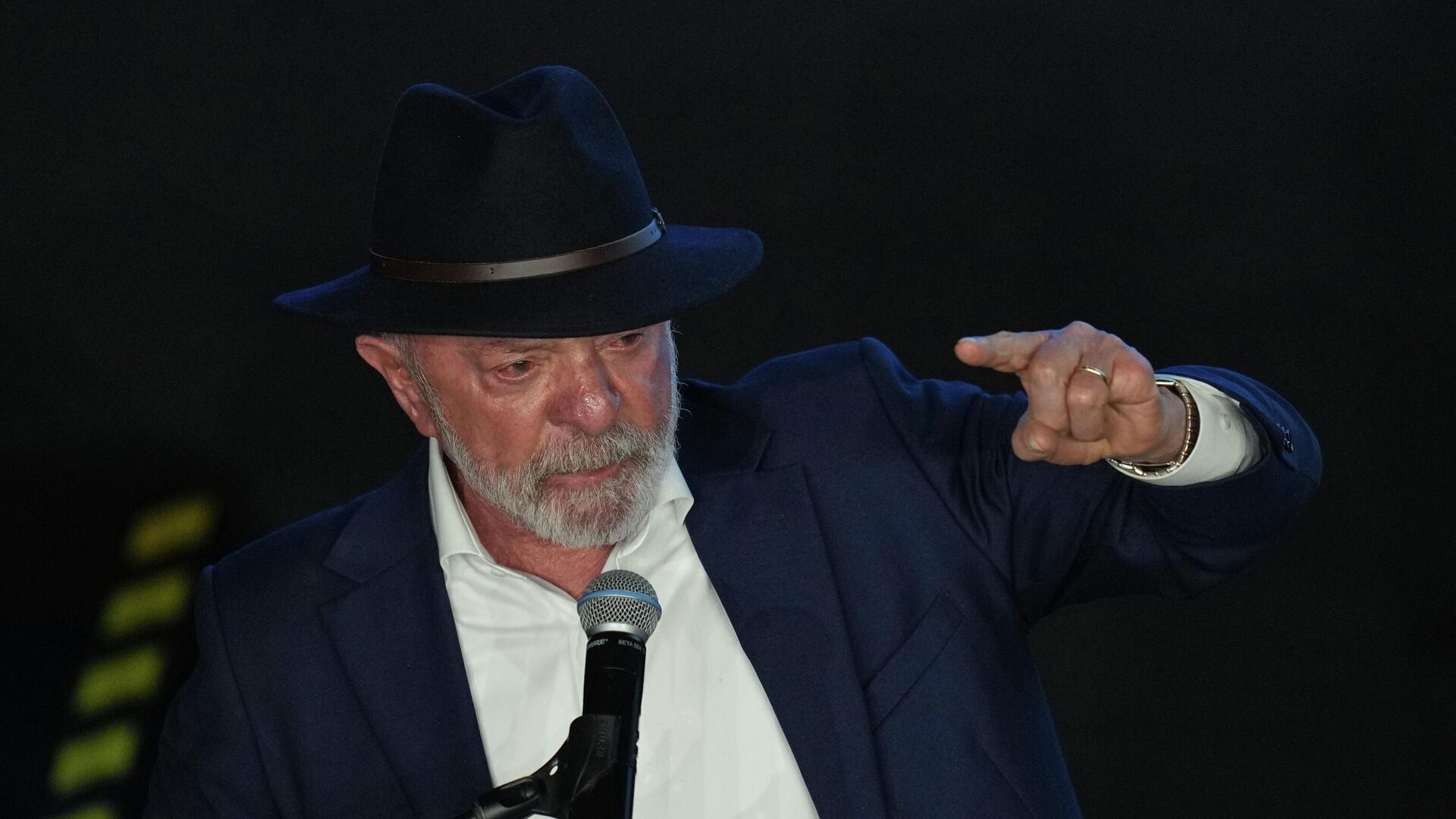 Luiz Inácio Lula da Silva fala durante uma cerimônia honorária do título de Doutor Honoris Causa (in memoriam) ao falecido presidente uruguaio José Pepe Mujica, em São Bernardo do Campo (SP). Brasil, 19 de março de 2026 Luiz Inácio Lula da Silva fala durante uma cerimônia honorária do título de Doutor Honoris Causa (in memoriam) ao falecido presidente uruguaio José Pepe Mujica, em São Bernardo do Campo (SP). Brasil, 19 de março de 2026 - Sputnik Brasil, 1920, 29.03.2026