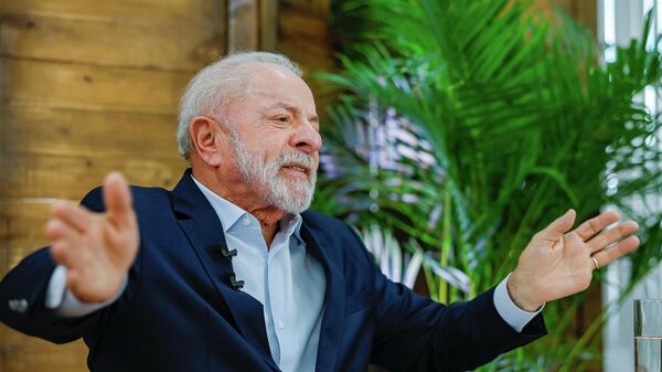 O presidente da República, Luiz Inácio Lula da Silva, durante entrevista para TV Aratu, Salvador, Bahia, 6 de fevereiro de 2026 - Sputnik Brasil