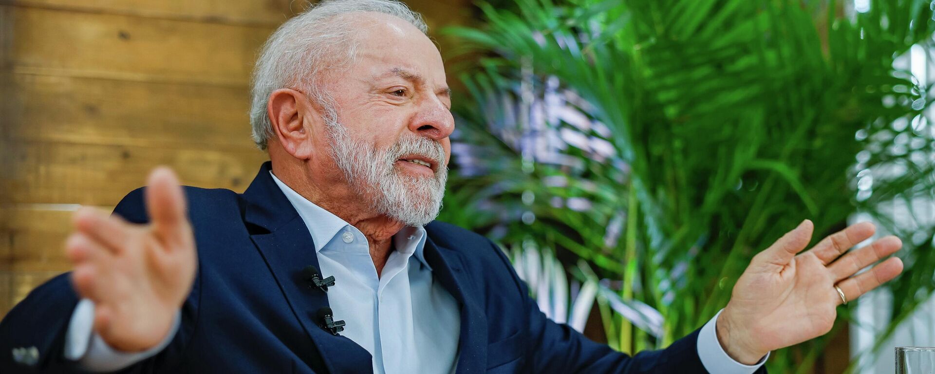 O presidente da República, Luiz Inácio Lula da Silva, durante entrevista para TV Aratu, Salvador, Bahia, 6 de fevereiro de 2026 - Sputnik Brasil, 1920, 30.03.2026