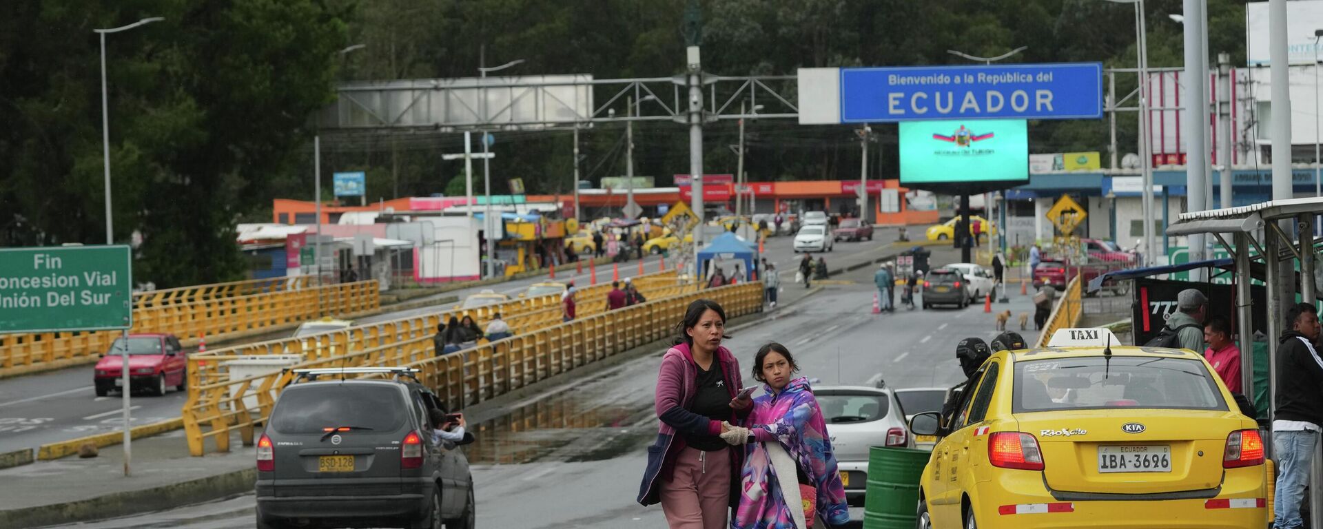 Ponte que liga o Equador à Colômbia, em Tulcán (foto de arquivo) - Sputnik Brasil, 1920, 31.03.2026