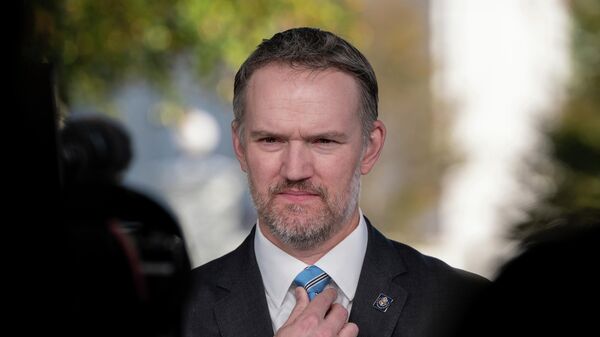 O Representante Comercial dos EUA, Jamieson Greer, antes de uma entrevista na Casa Branca, em Washington, D.C., em 30 de outubro de 2025 - Sputnik Brasil