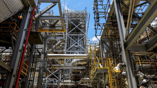  Refinaria Abreu e Lima, da Petrobras, em Ipojuca (PE), em 1º de novembro de 2024 - Sputnik Brasil