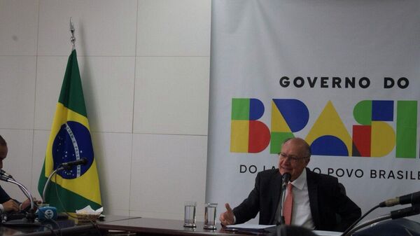 Vice-presidente Geraldo Alckmin durante café com jornalistas realizado na sede do Ministério do Desenvolvimento, Indústria e Comércio, em Brasília (DF) - Sputnik Brasil