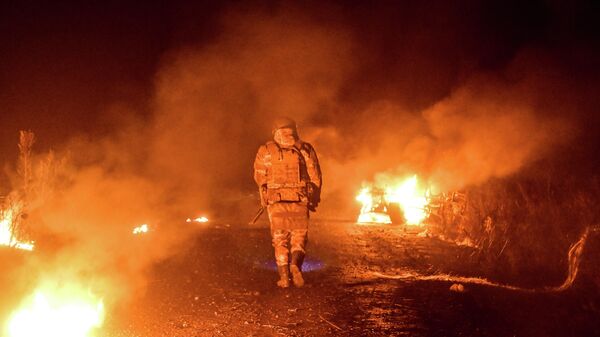 Soldado russo no front. - Sputnik Brasil