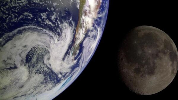 Composição da Terra e da Lua a partir de dados da sonda Galileo - Sputnik Brasil