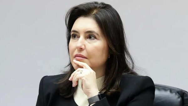 A ex-ministra do Planejamento Simone Tebet durante evento oficial, em Brasília - Sputnik Brasil