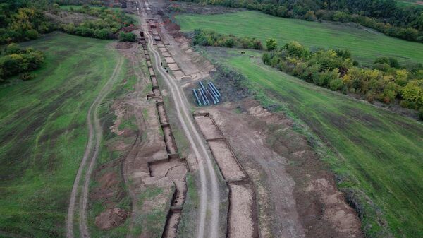 Visão geral do local de trabalho realizado na Chechênia. Escavações da cidade perdida de Magas - Sputnik Brasil