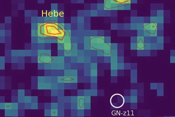 Mapeamento das emissões de hélio ionizado de Hebe - Sputnik Brasil