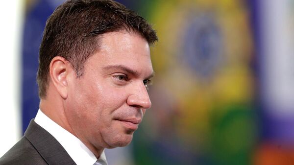 O ex-deputado federal e ex-diretor-geral da Agência Brasileira de Inteligência (Abin), Alexandre Ramagem, em 25 de janeiro de 2024 - Sputnik Brasil