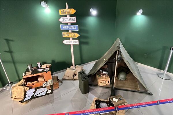 Exposição do Verde Oliva no Forte de Copacabana com a temática As Forças Aliadas na Segunda Guerra Mundial - Sputnik Brasil