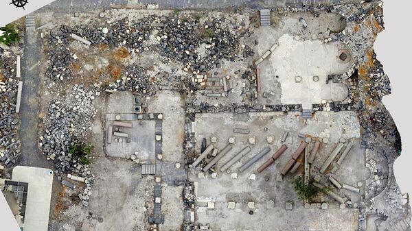 Vista superior da Catedral de Hipo - Sputnik Brasil