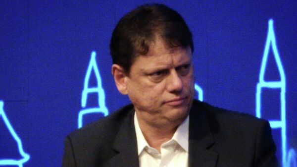 O governador de São Paulo, Tarcísio de Freitas (Republicanos) - Sputnik Brasil