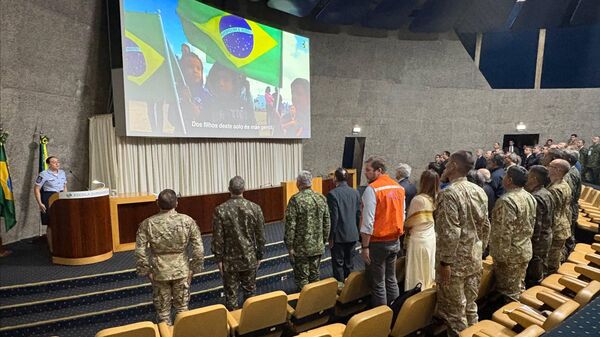 Exercício militar pan-americano Mecodex 2026 foi lançado em Brasília com representantes de 20 países do continente, em 4 de maio - Sputnik Brasil