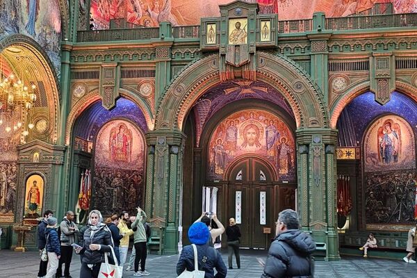 Interior da Catedral das Forças Armadas em Moscou - Sputnik Brasil