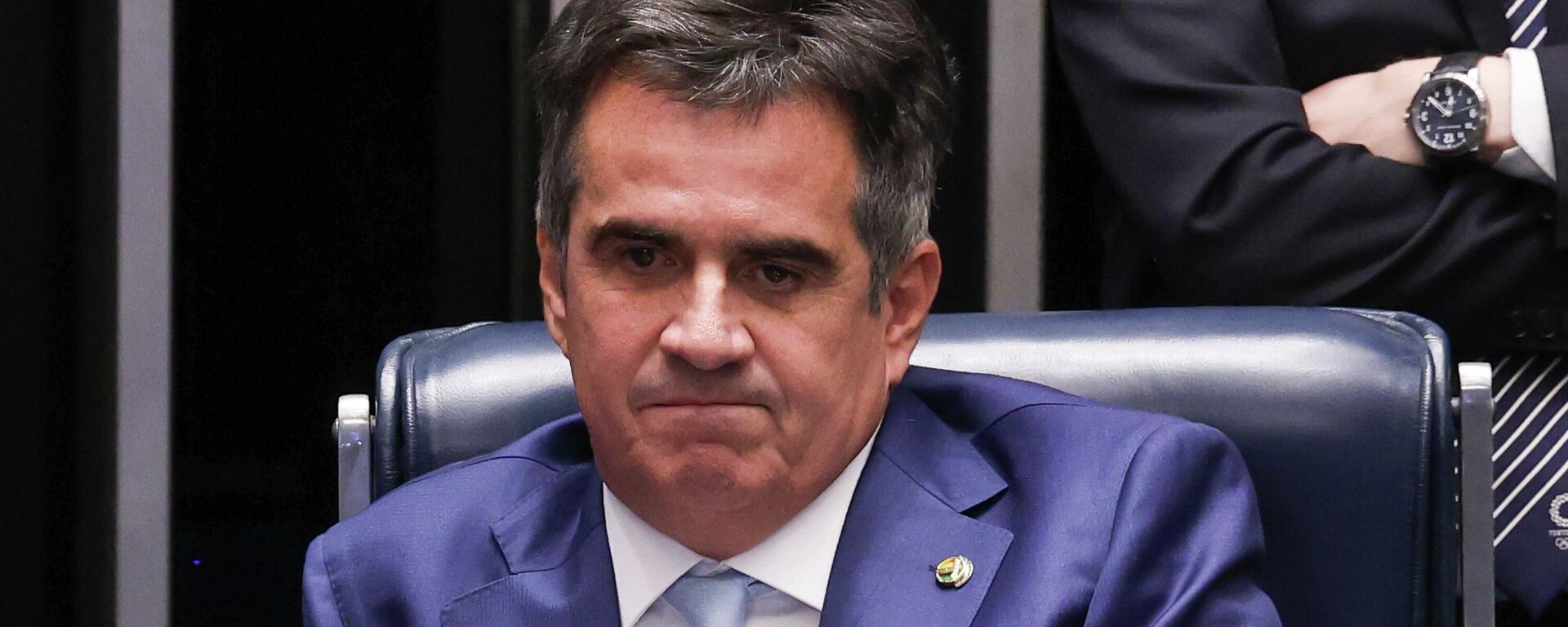 Ciro Nogueira durante sessão do Senado que votou contra a indicação de Jorge Messias para o cargo de ministro do STF, em Brasília (DF). Brasil, 29 de abril de 2026 - Sputnik Brasil, 1920, 10.05.2026