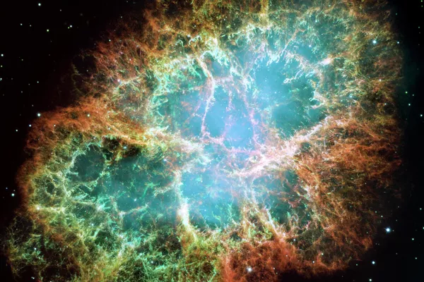 A Nebulosa do Caranguejo é um remanescente de supernova, tudo o que restou de uma tremenda explosão estelar. Observadores na China e no Japão registraram a supernova há quase 1.000 anos, em 1054 - Sputnik Brasil