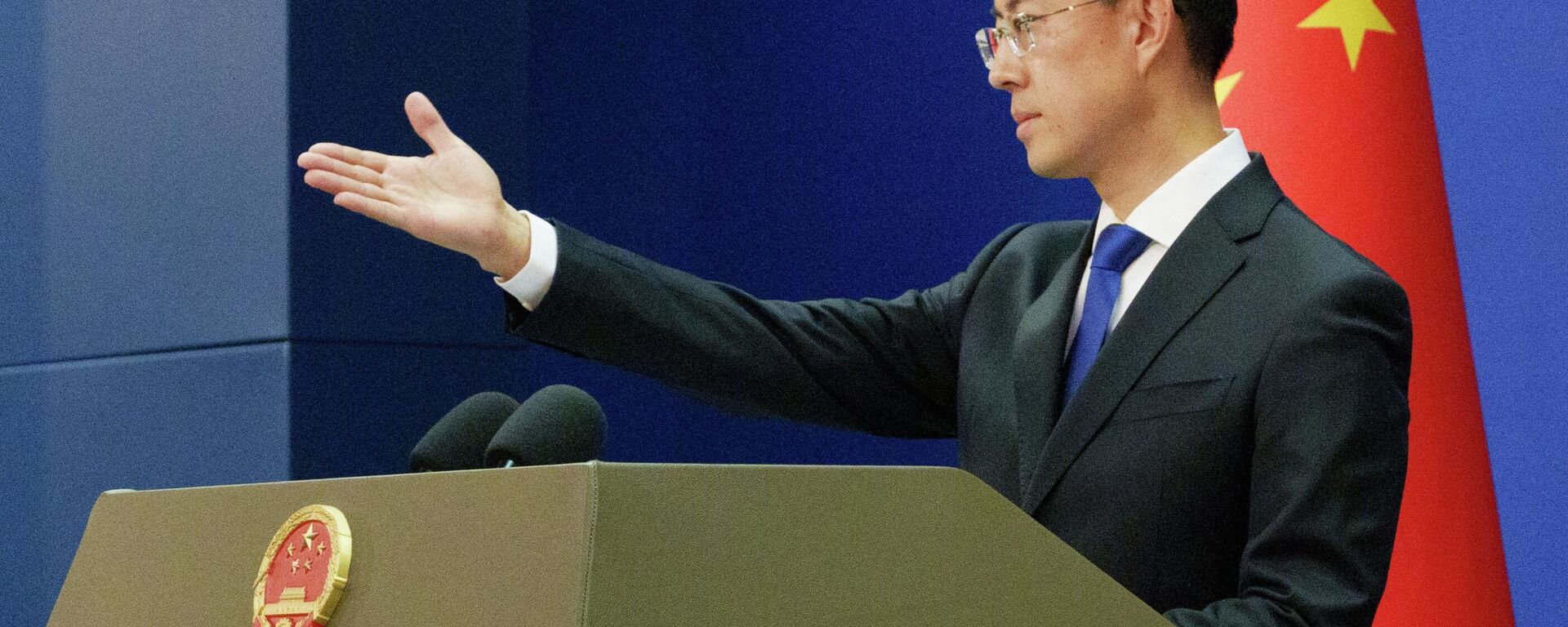 O porta-voz do Ministério das Relações Exteriores da China, Guo Jiakun - Sputnik Brasil, 1920, 11.05.2026