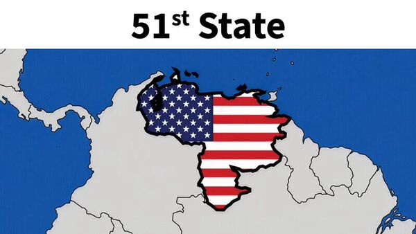 O presidente Donald Trump publicou imagem do mapa da Venezuela como 51º estado dos Estados Unidos - Sputnik Brasil