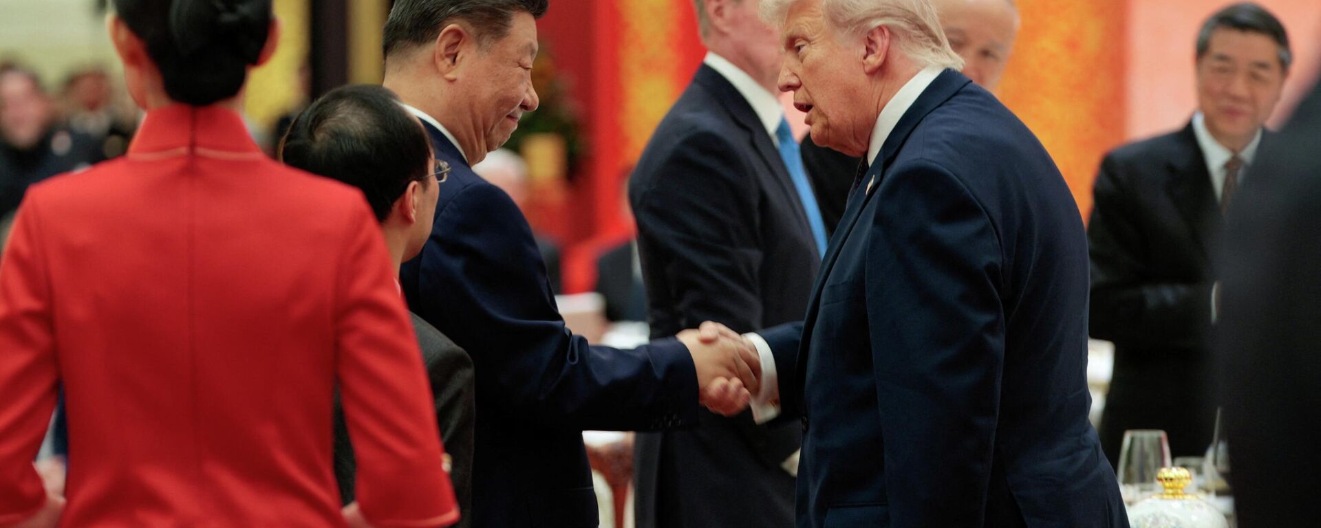 Trump e Xi Jinping - Sputnik Brasil, 1920, 14.05.2026