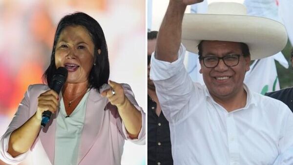 Keiko Fujimori e Roberto Sánchez, os candidatos à presidência do Peru - Sputnik Brasil