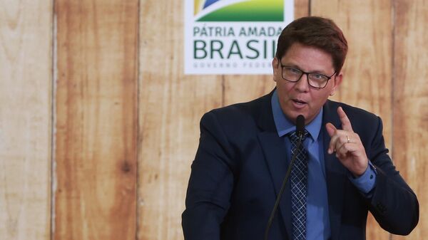 Mario Frias, durante a comemoração do Dia do Forró e aniversário do Luiz Gonzaga (rei do baião), no Palácio do Planalto - Sputnik Brasil