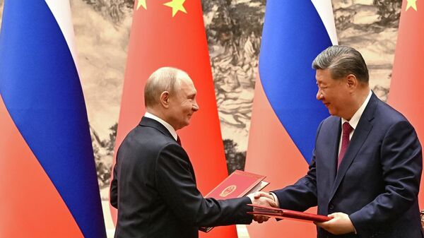Visita oficial do presidente russo, Vladimir Putin, a Pequim - Sputnik Brasil