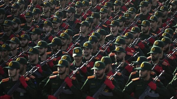 Corpo de Guardiães da Revolução Islâmica (IRGC, na sigla em inglês) do Irã, a unidade de elite das Forças Armadas iranianas - Sputnik Brasil