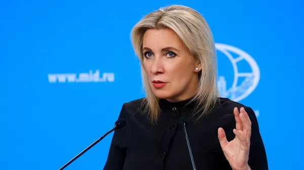 A representante oficial do Ministério das Relações Exteriores da Rússia, Maria Zakharova - Sputnik Brasil