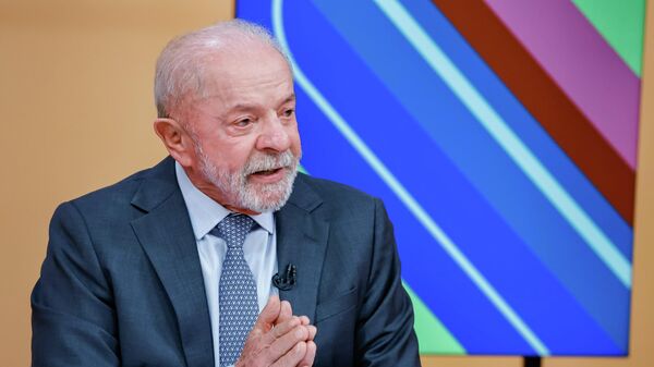 O presidente do Brasil, Luiz Inácio Lula da Silva, durante entrevista ao programa Sem Censura, da TV Brasil, em 22 de maio de 2026 - Sputnik Brasil