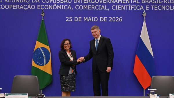 13ª Reunião da Comissão Intergovernamental Brasil–Rússia de Cooperação Econômica, Comercial, Científica e Tecnológica (CIC), copresidida pela Secretária-Geral das Relações Exteriores, Embaixadora Maria Laura da Rocha, e pelo Ministro do Desenvolvimento Econômico da Federação da Rússia, Maxim Reshetnikov. - Sputnik Brasil