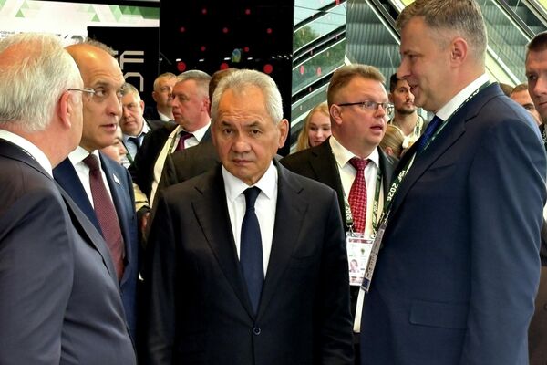 Serguei Shoigu no I Fórum Internacional de Segurança - Sputnik Brasil