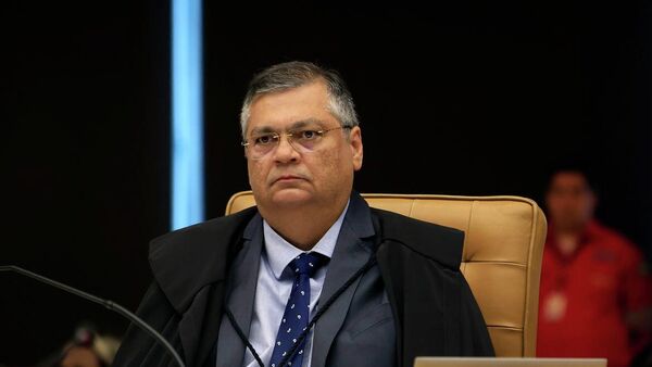 O ministro do Supremo Tribunal Federal (STF) Flávio Dino durante sessão da Corte - Sputnik Brasil