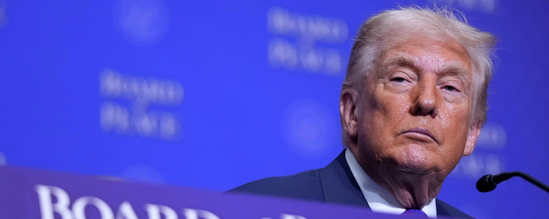 O presidente dos EUA, Donald Trump, durante reunião do Conselho da Paz no Instituto da Paz dos Estados Unidos - Sputnik Brasil, 1920, 01.07.2026