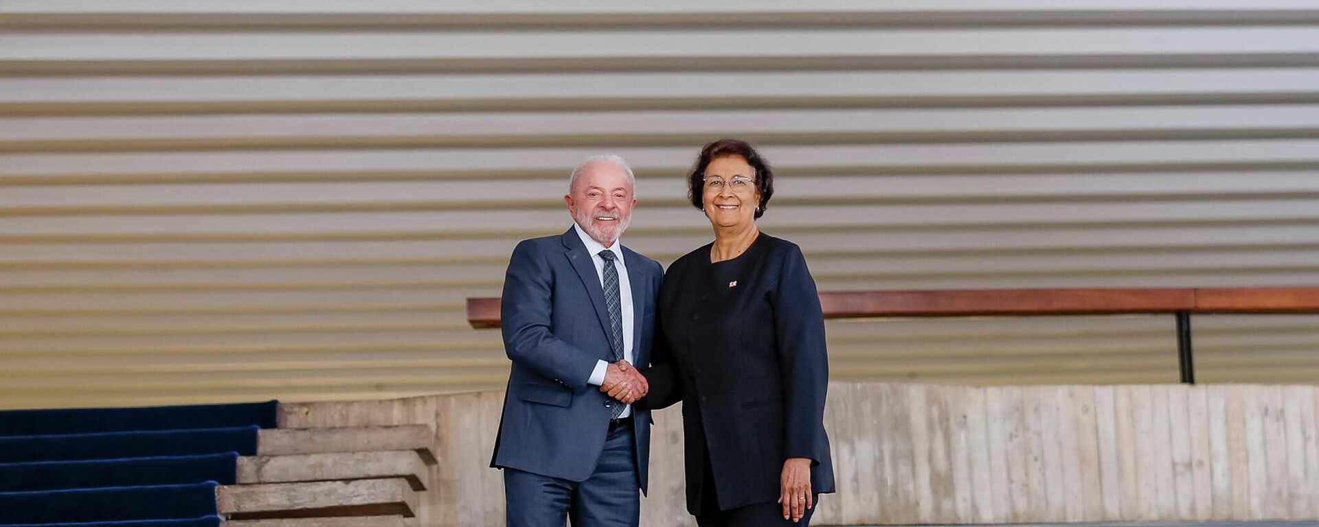 O presidente do Brasil, Luiz Inácio Lula da Silva, durante almoço oferecido à homóloga do Suriname, Jennifer Simons, no Palácio Itamaraty em Brasília. Brasil, 28 de maio de 2026 - Sputnik Brasil, 1920, 28.05.2026