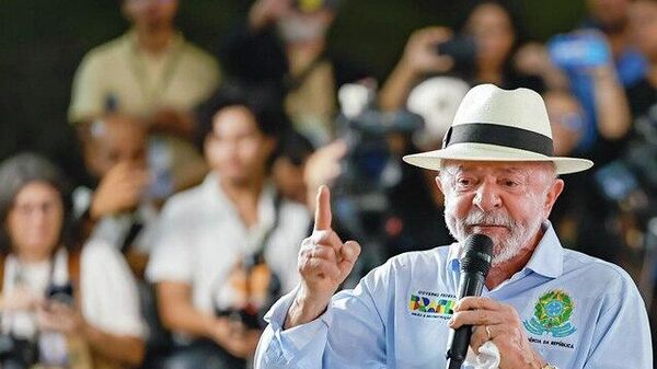 Presidente Lula durante anúncio de investimentos para o estado do Sergipe. - Sputnik Brasil