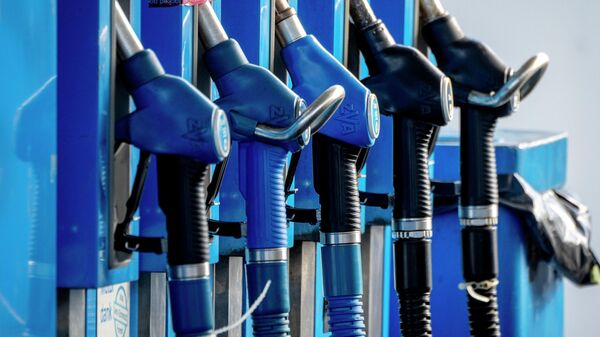 Bombas de gasolina em um posto de gasolina em Frankfurt, Alemanha, 5 de outubro de 2022 - Sputnik Brasil