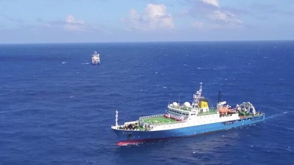 Navio de pesquisa chinês Haiyang Dizhi-6 - Sputnik Brasil